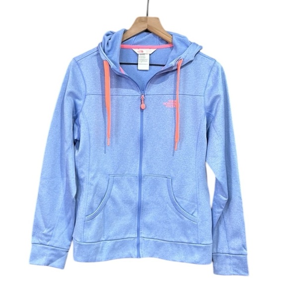 The North Face Periwinkle Full Zip Hooded Athletic Jacket Size Medium - Picture 6 of 16